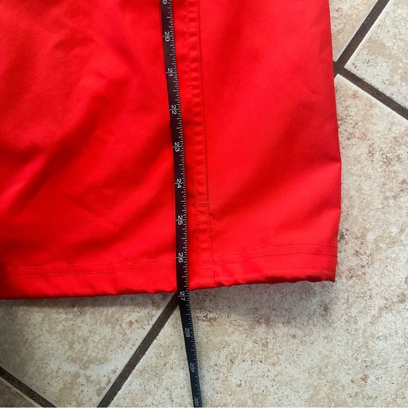 Champion Windbreaker Colorblock Pink Red Orange Quarter Zip Pullover Size Medium - Picture 12 of 12